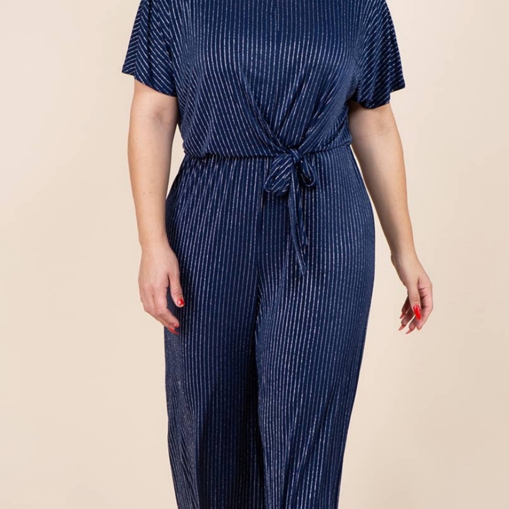 Stripped Jumpsuit